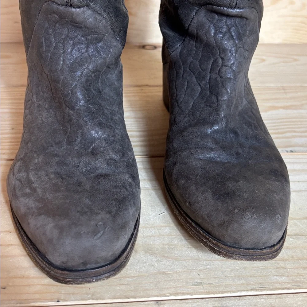 Vic Matie Women's Tall knee high Leather Brown‎ Boots